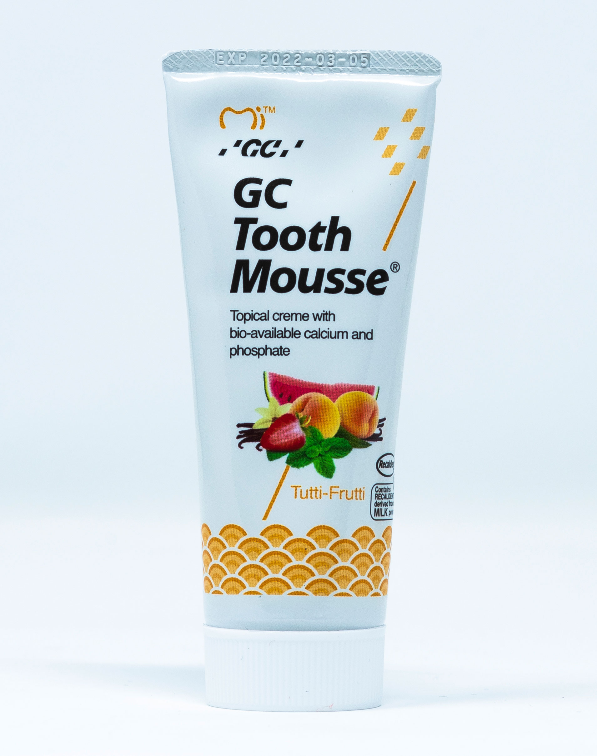 GC Crema Remineralizzante Tooth Mousse Tutti Frutti - 40 g