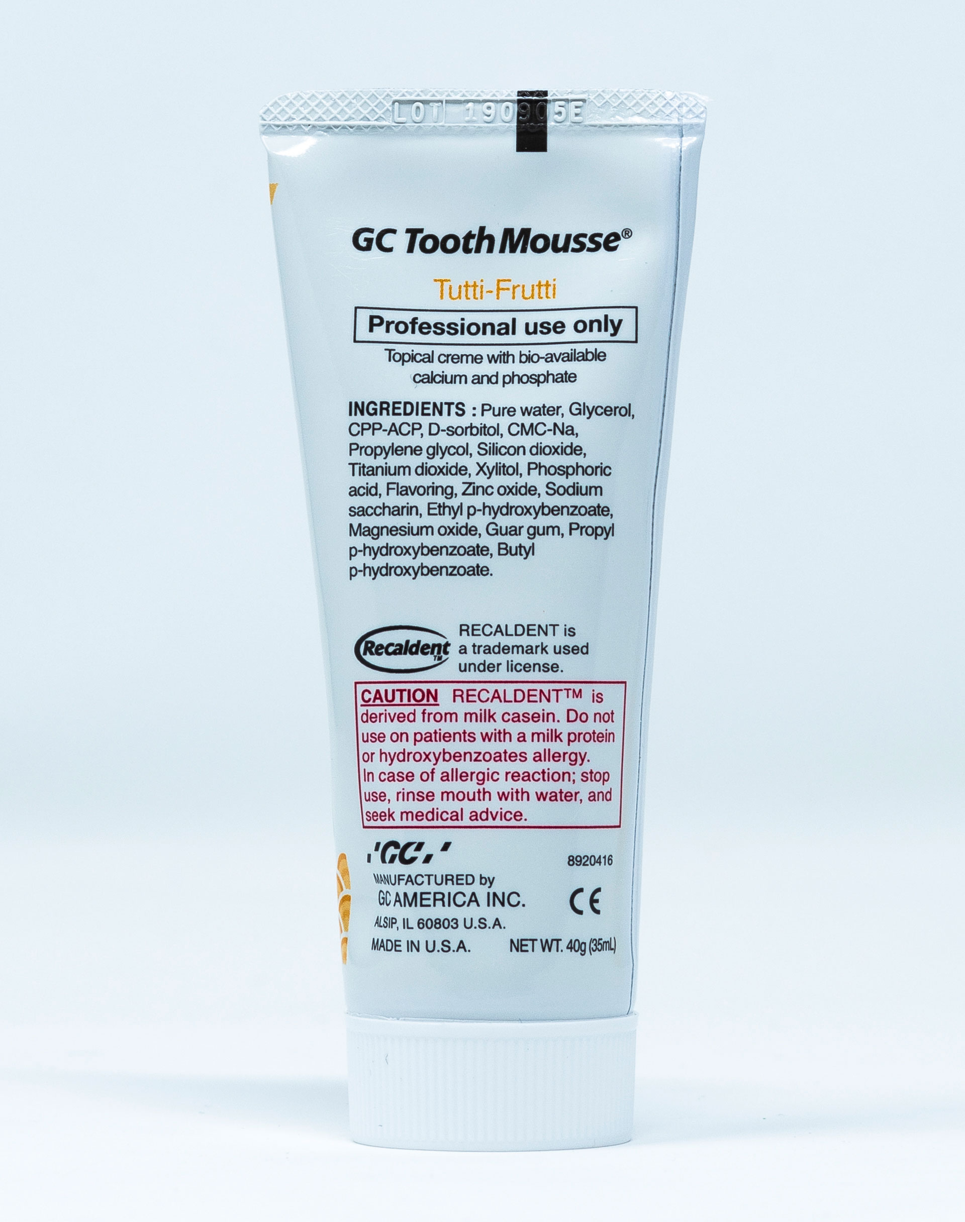 GC Tooth Mousse Tutti Frutti