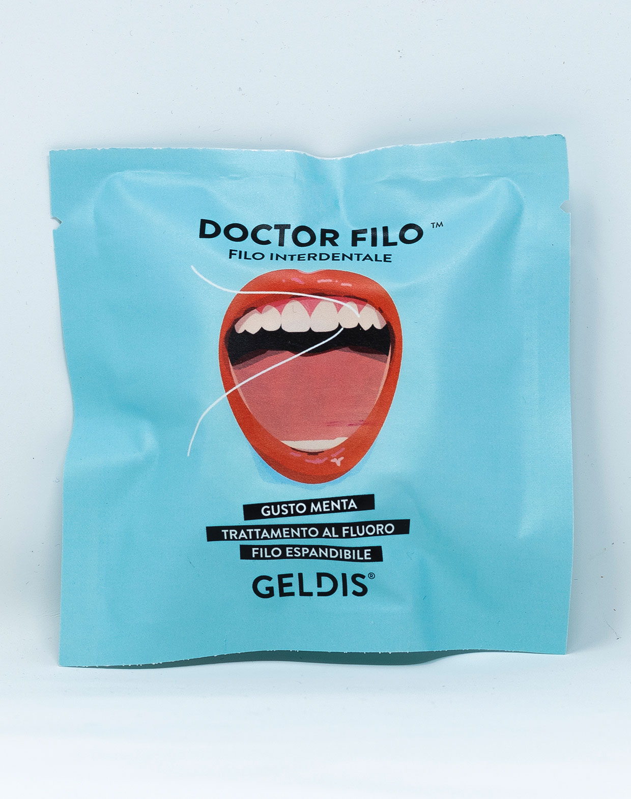 Geldis Doctor Filo Filo Interdentale Espandibile con Menta e Fluoro - 30 mt