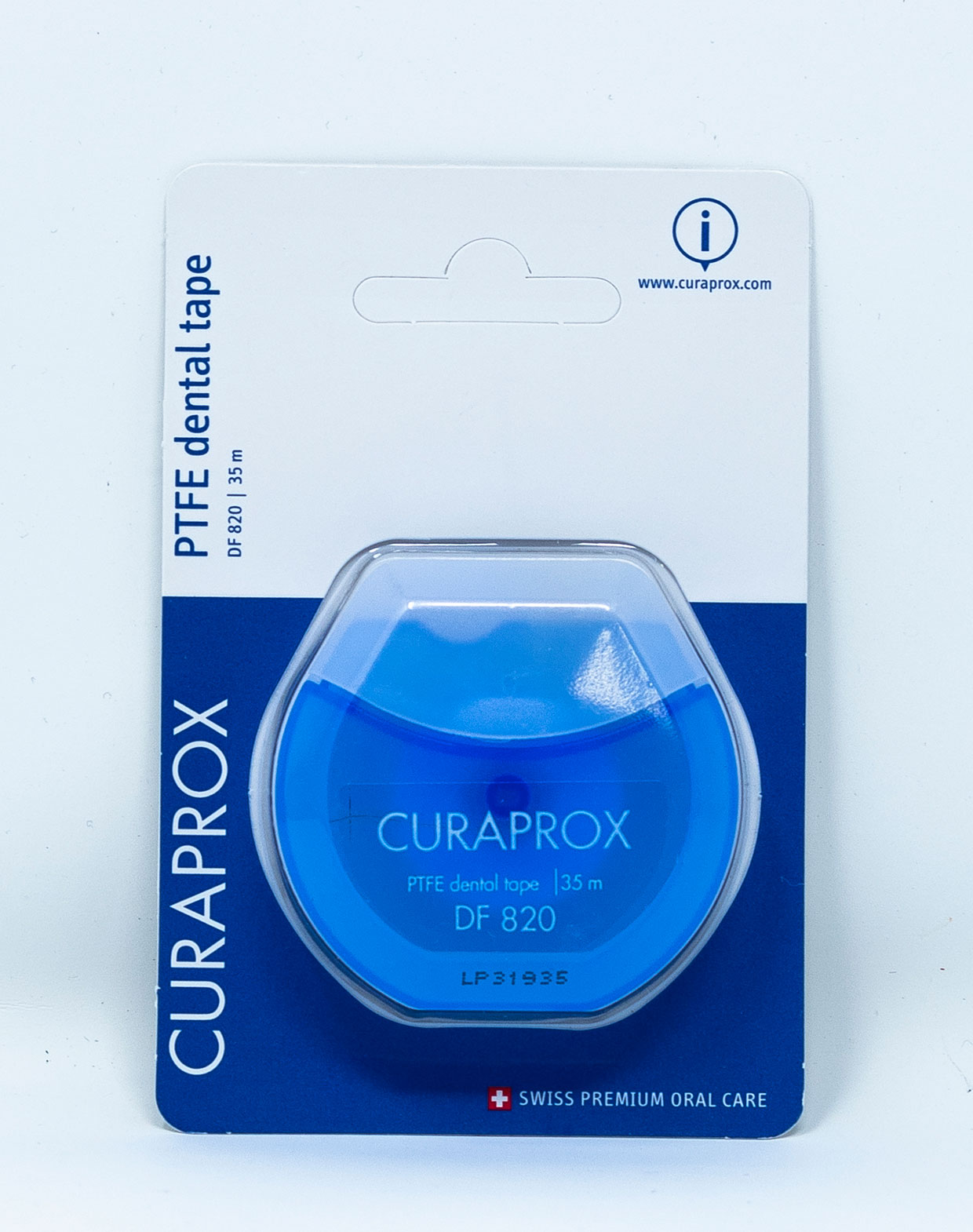 Curaprox Filo Interdentale DF 820 PTFE Dental Tape - 35 m