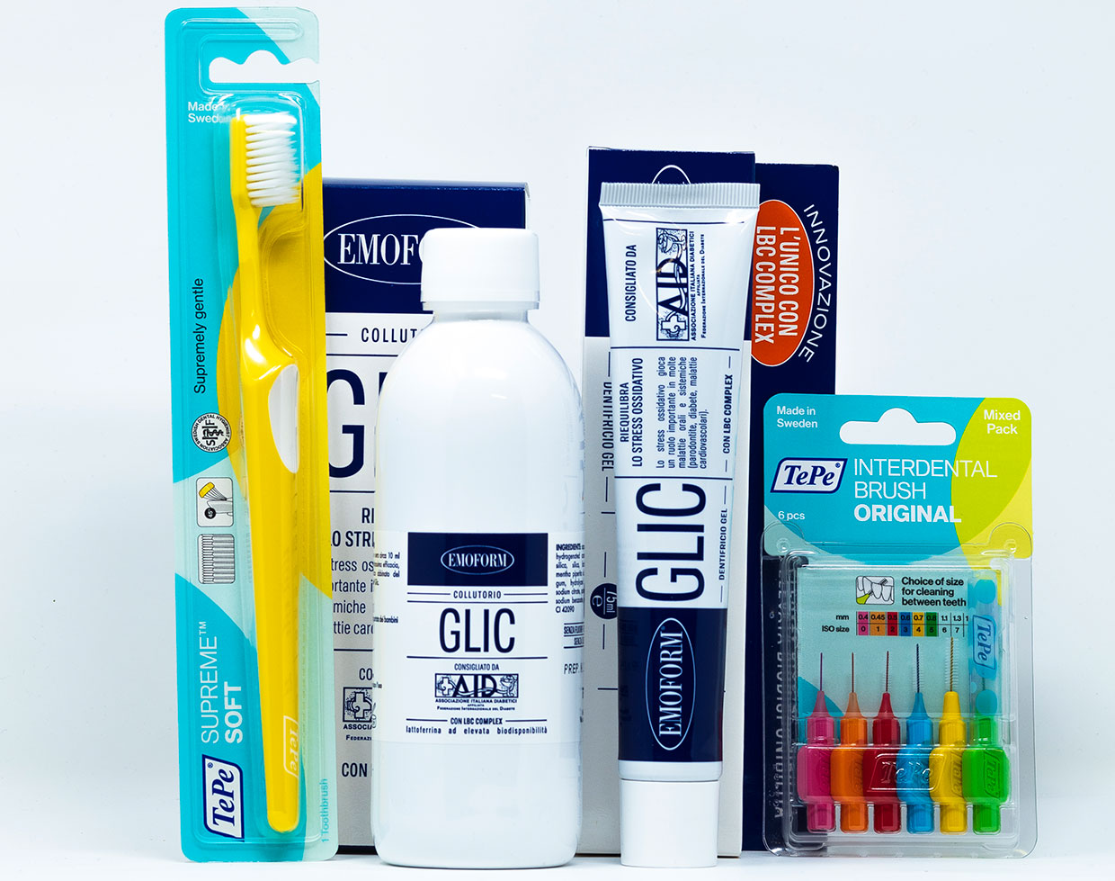Emoform/TePe Kit Pazienti Diabetici - Set Completo