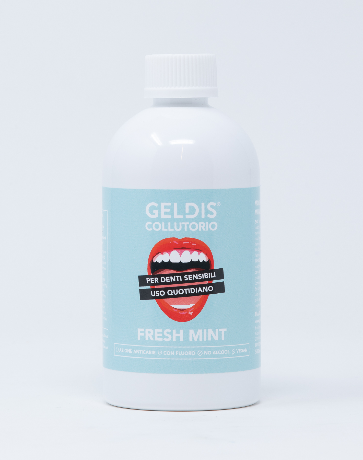 Geldis Collutorio BUONISSIMO alla Menta con Fluoro - 500ml