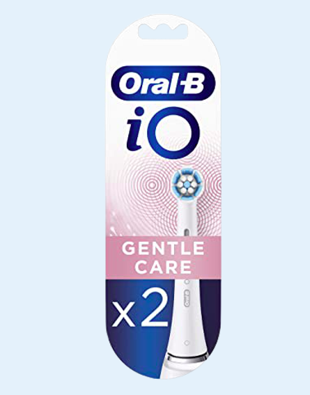 OralB Testina di Ricambio iO Gentle Care - 2 pz