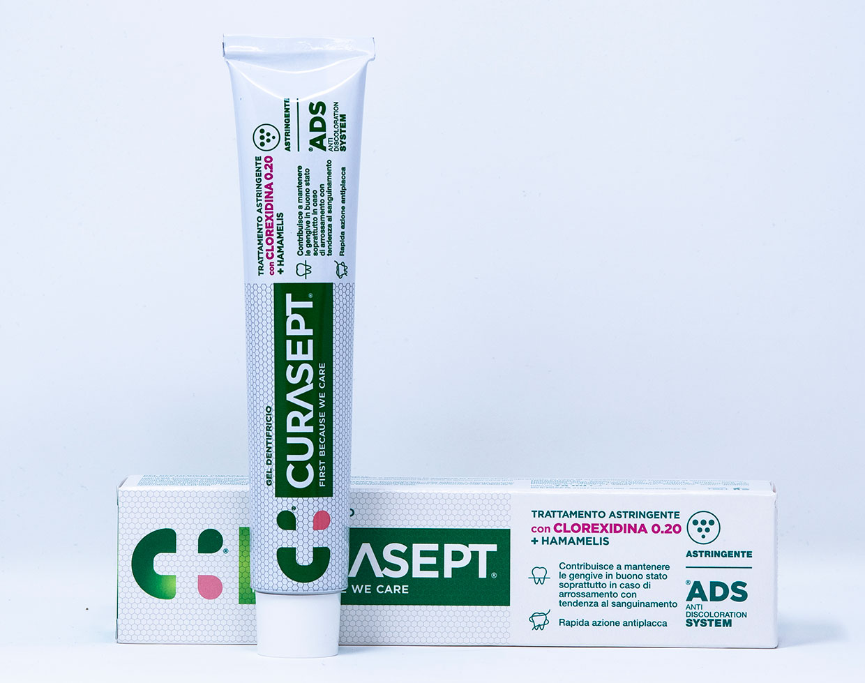 Curasept Dentifricio ADS Trattamento Astringente 0,20% Con Hamamelis - 75 ml