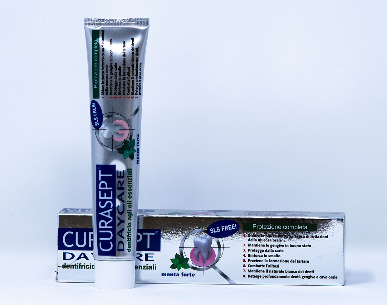Curasept Dentifricio Daycare Protezione Completa Menta Forte - 75 ml