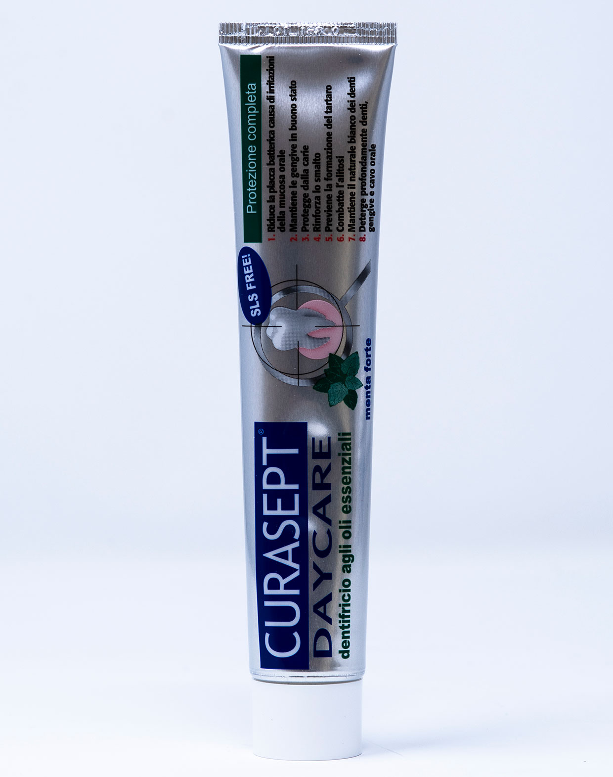 Curasept Dentifricio Daycare Protezione Completa Menta Forte - 75 ml