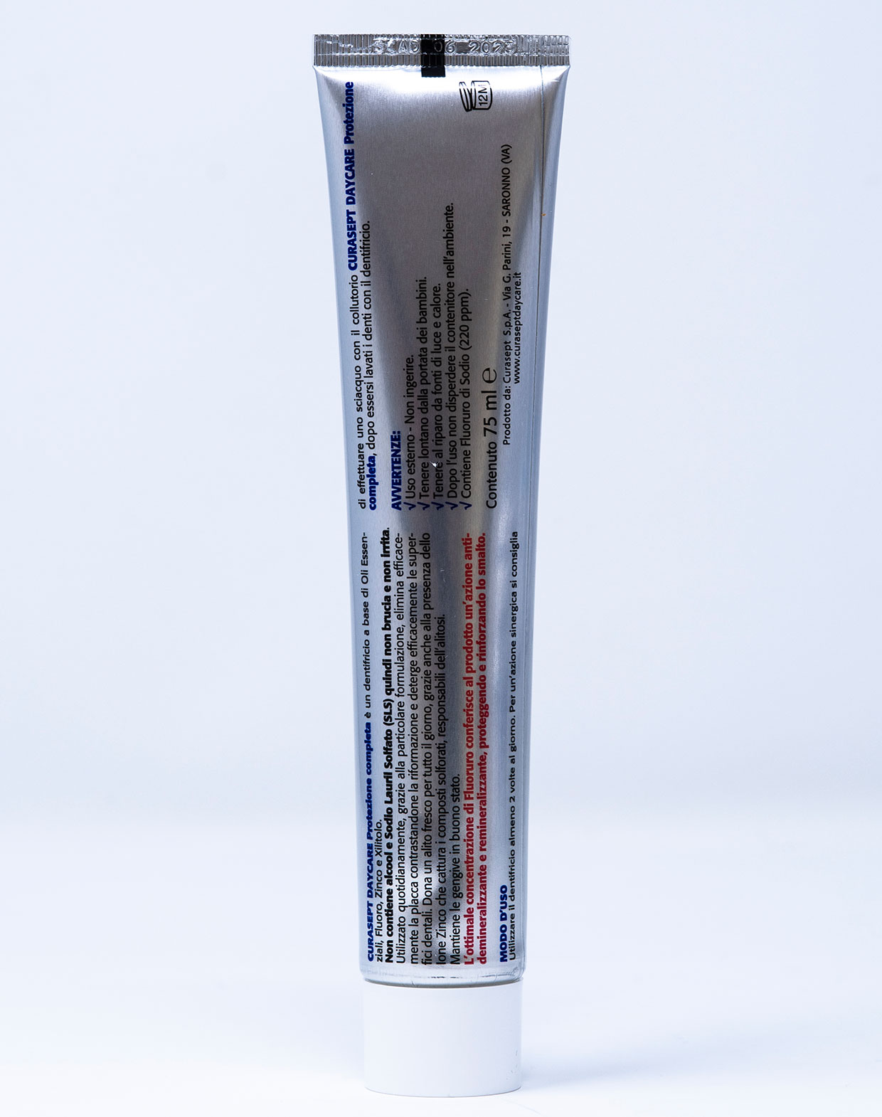 Curasept Dentifricio Daycare Protezione Completa Menta Forte - 75 ml