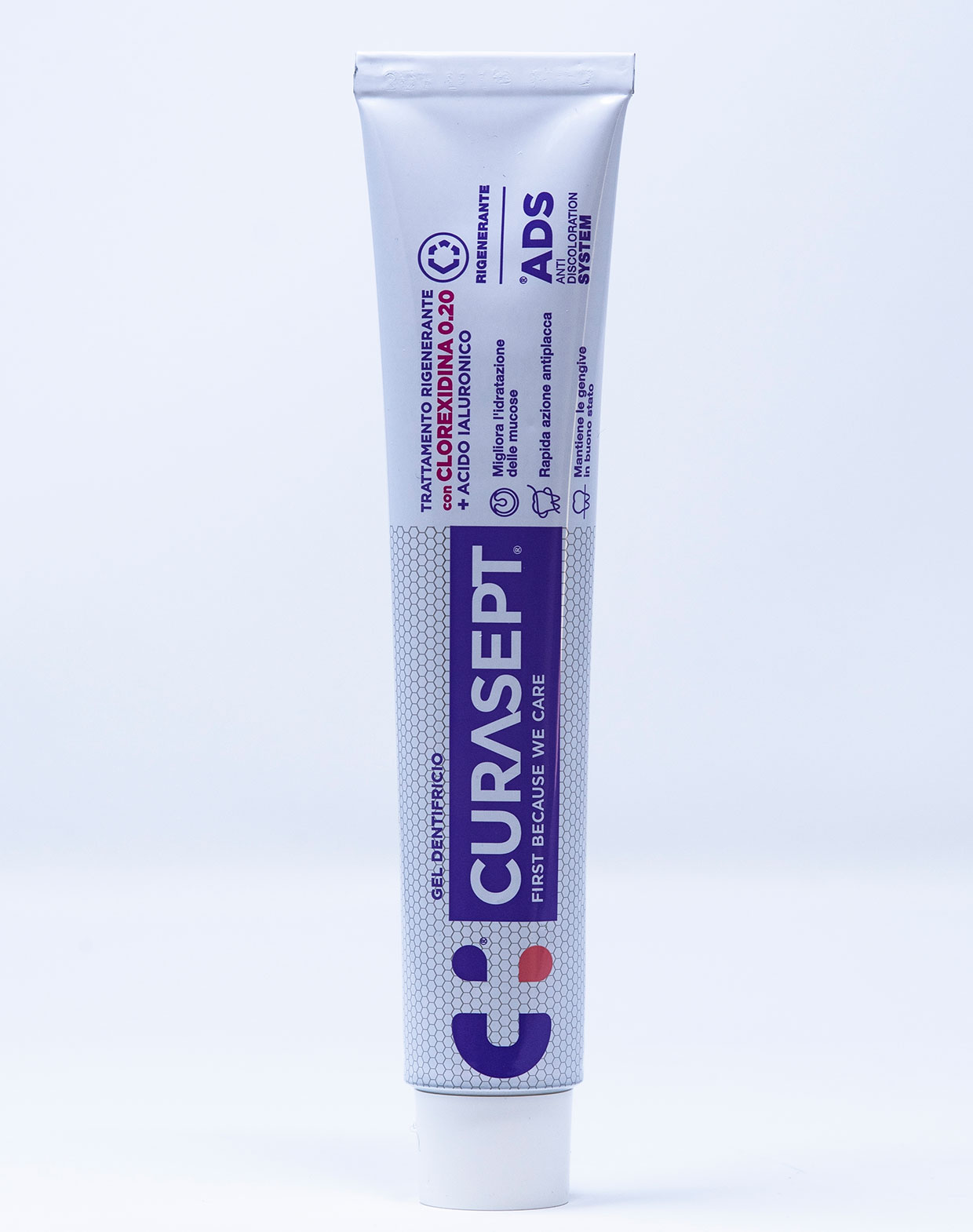 Curasept Dentifricio ADS Trattamento Rigenerante 0,20% Con Acido Ialuronico - 75 ml