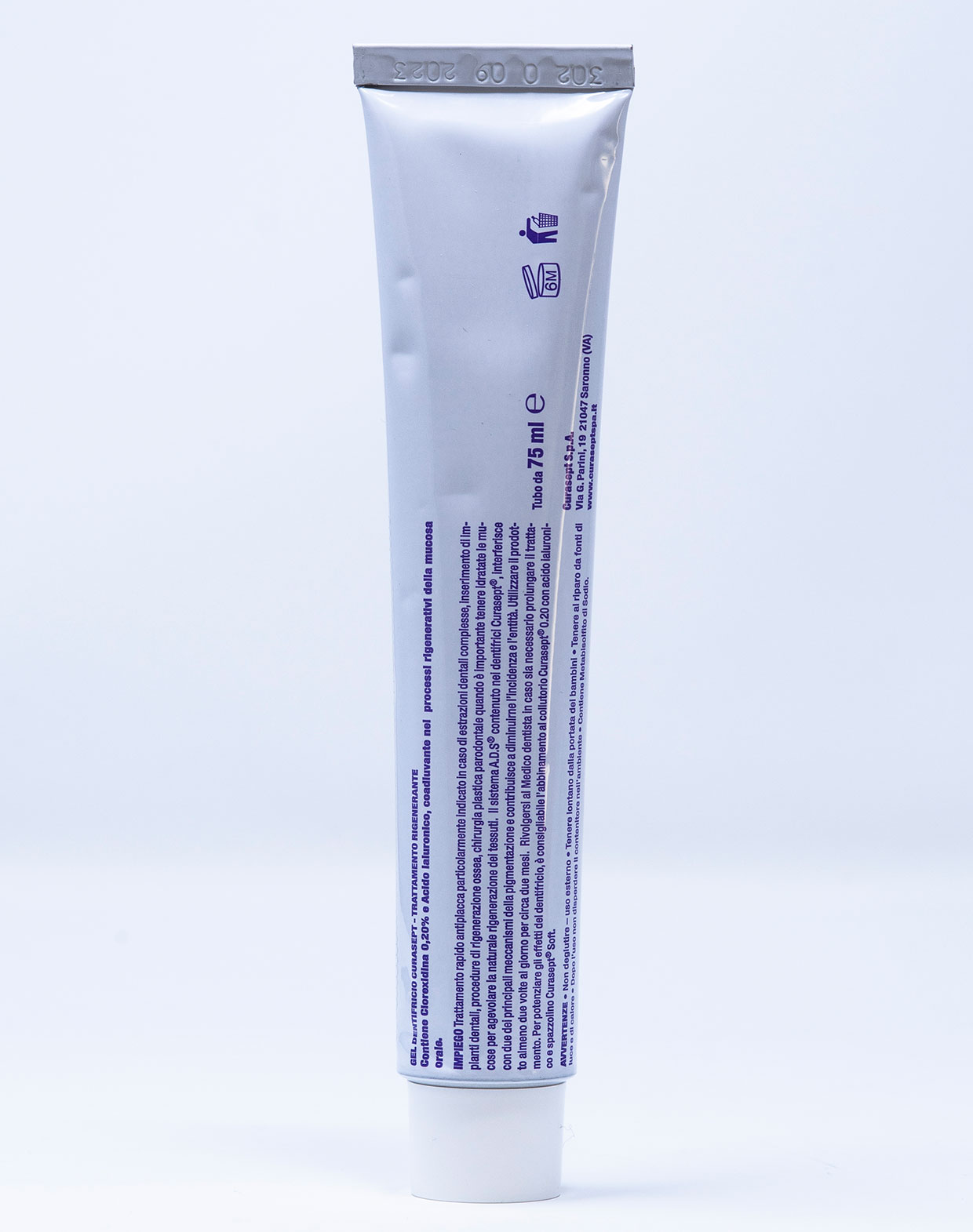 Curasept Dentifricio ADS Trattamento Rigenerante 0,20% Con Acido Ialuronico - 75 ml