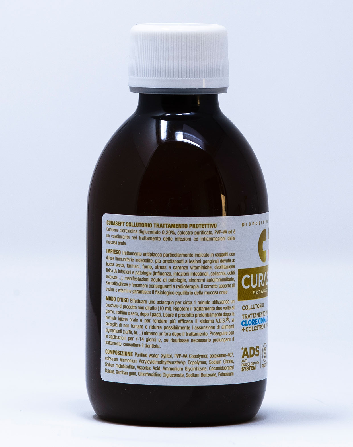 Curasept Collutorio ADS Trattamento Protettivo 0,20% Con Colostro - 200 ml