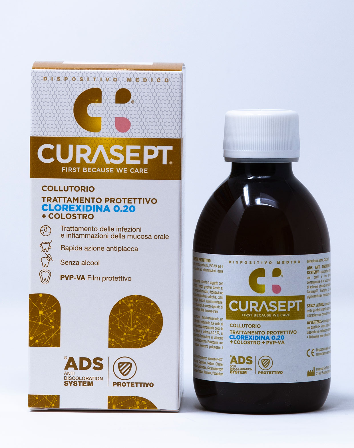 Curasept Collutorio ADS Trattamento Protettivo 0,20% Con Colostro - 200 ml