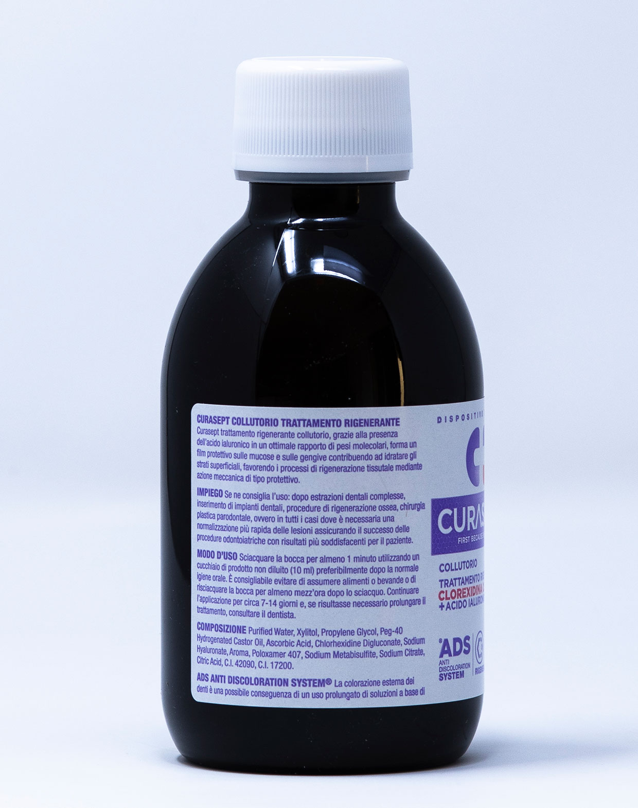 Curasept Collutorio ADS Trattamento Rigenerante 0,20% Con Acido Ialuronico - 200 ml