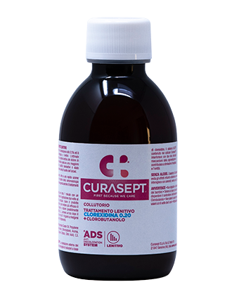 Curasept Collutorio ADS Trattamento Lenitivo 0,20% Con Clorobutanolo  - 200 ml