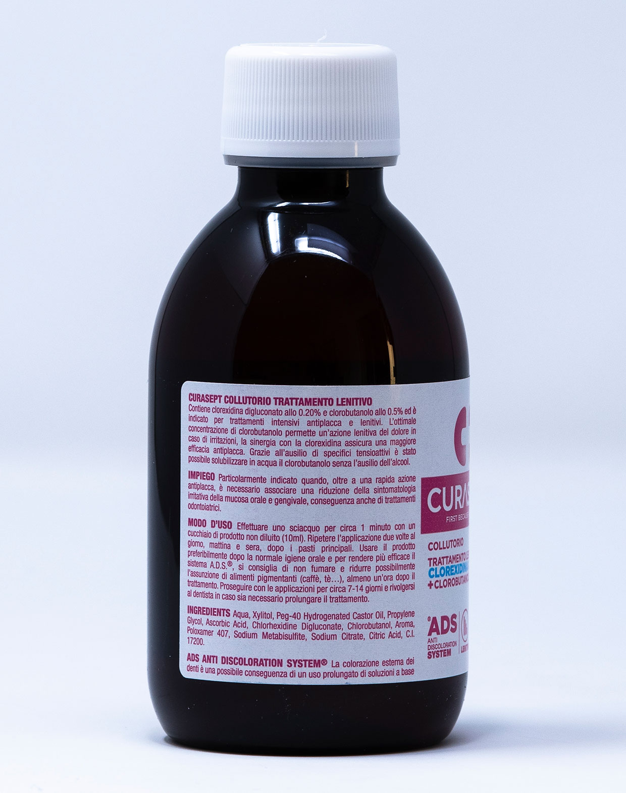 Curasept Collutorio ADS Trattamento Lenitivo 0,20% Con Clorobutanolo - 200 ml