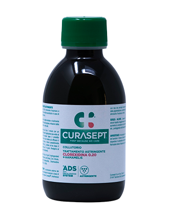 Curasept Collutorio ADS Trattamento Astringente 0,20% Con Hamamelis - 200 ml