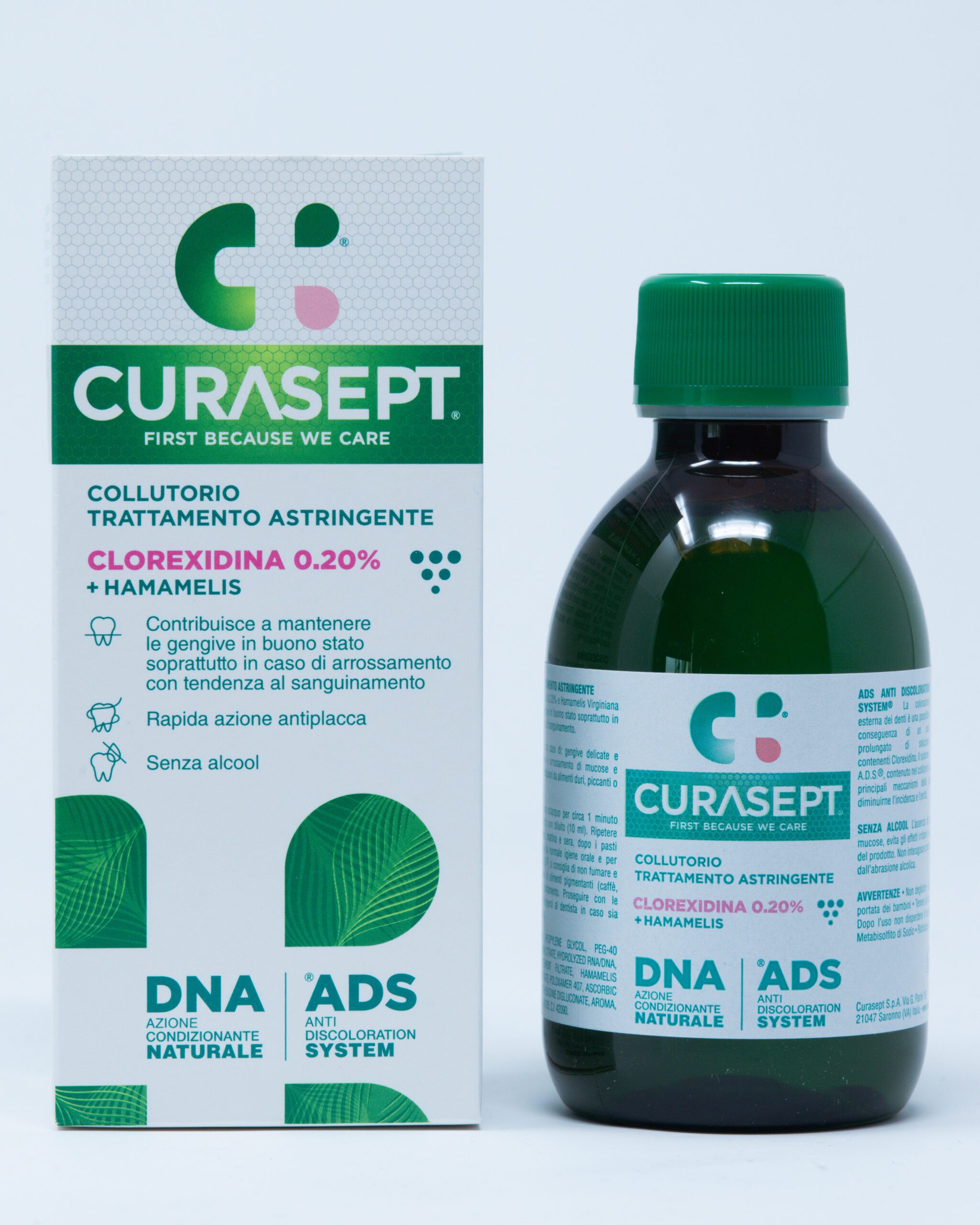 Curasept Collutorio ADS Trattamento Astringente 0,20% Con Hamamelis - 200 ml