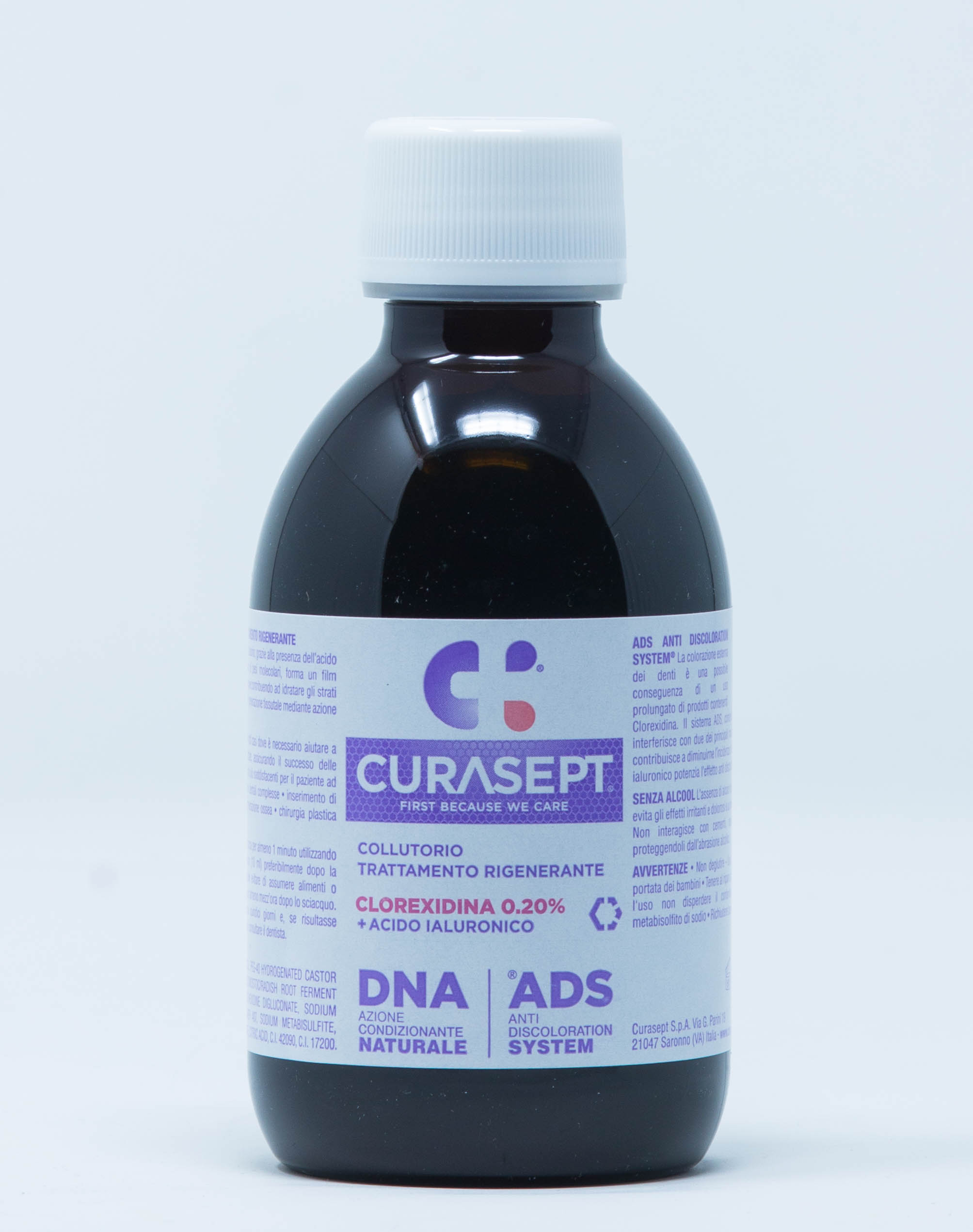 Curasept Collutorio ADS Trattamento Rigenerante 0,20% Con Acido Ialuronico - 200 ml