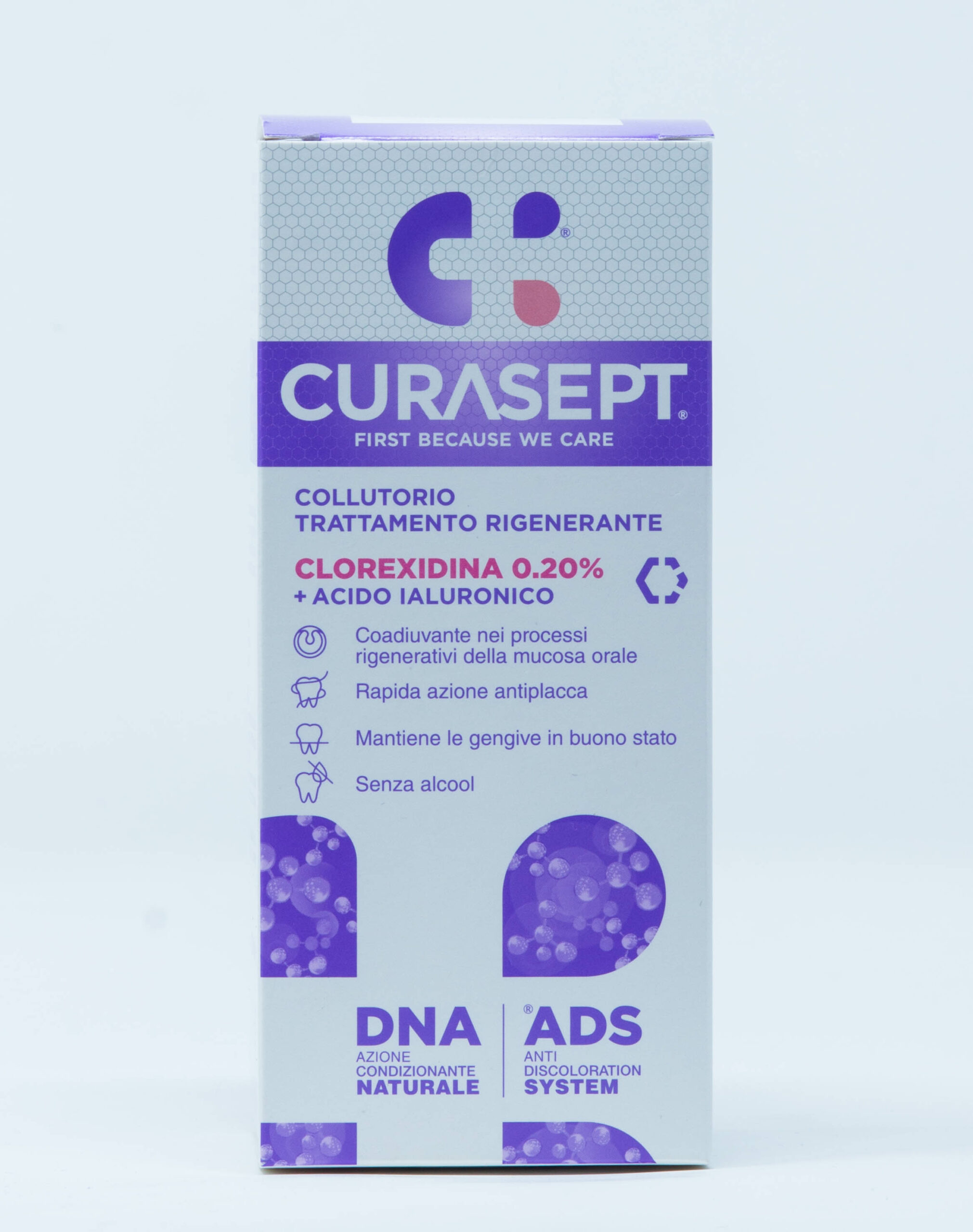 Curasept Collutorio ADS Trattamento Rigenerante 0,20% Con Acido Ialuronico - 200 ml