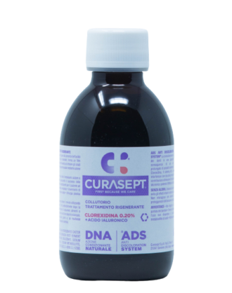 Curasept Collutorio ADS Trattamento Rigenerante 0,20% Con Acido Ialuronico - 200 ml