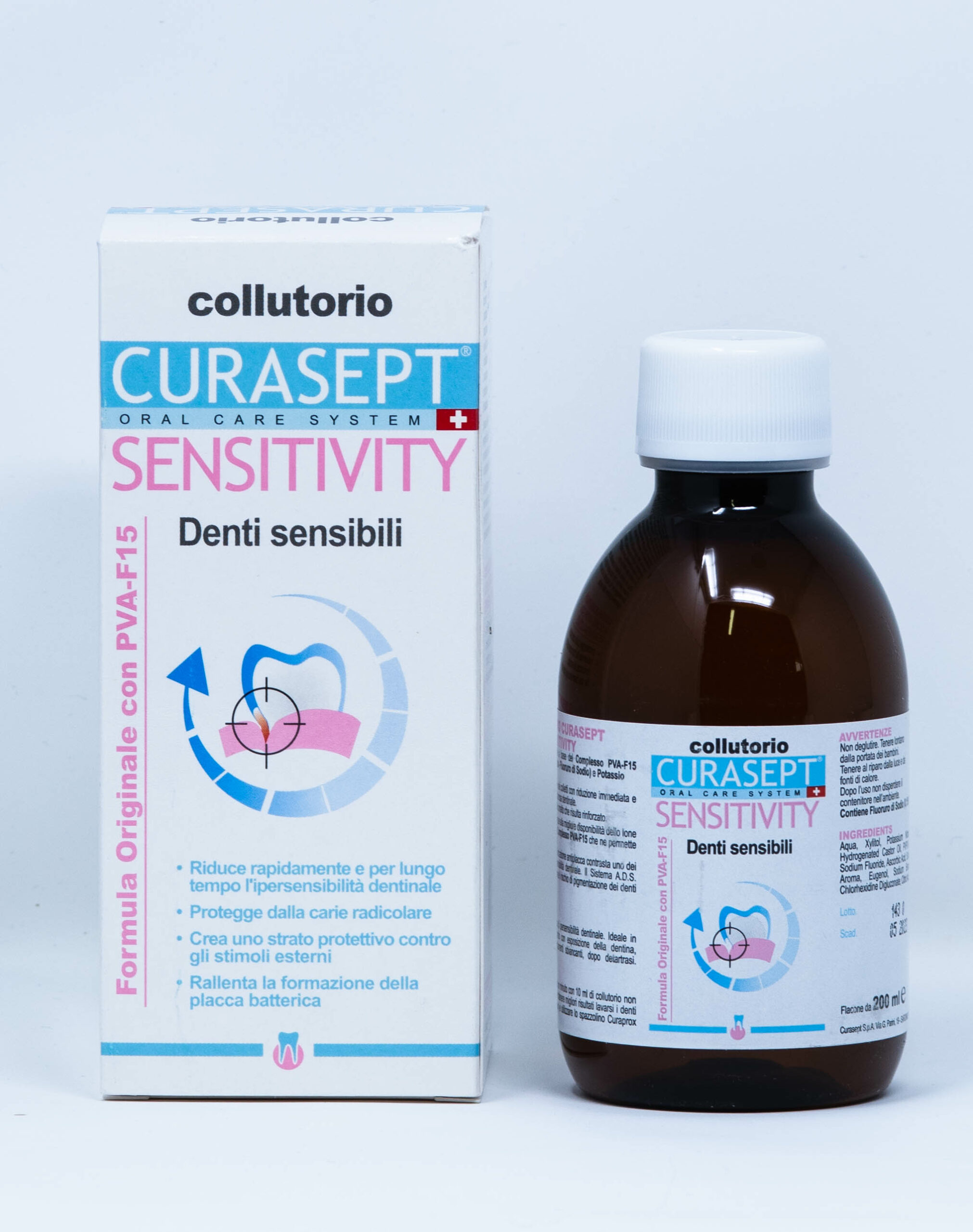 Curasept Collutorio Sensitivity Trattamento Quotidiano - 200 ml