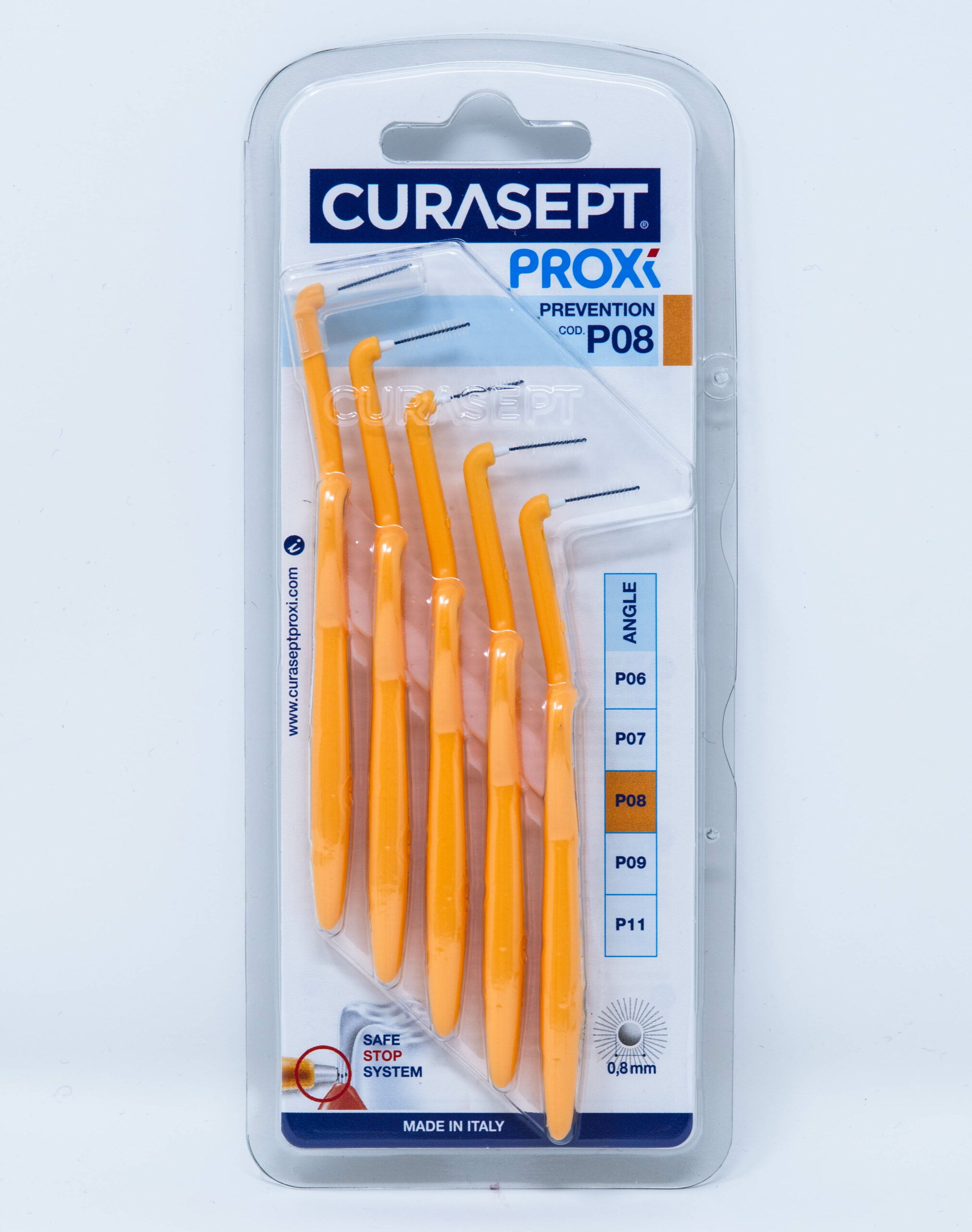 Curasept Scovolino Proxi Angle Prevention P08 - 0,8 mm ISO 1