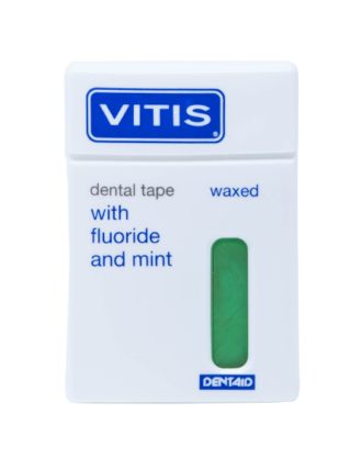 Dentaid Filo Interdentale Vitis Dental Tape Con Cera Fluoro e Menta - 50 m