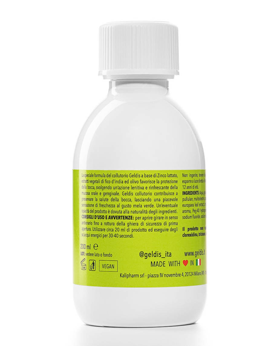 Geldis Collutorio BUONISSIMO alla Mela Verde con Fluoro - 200ml
