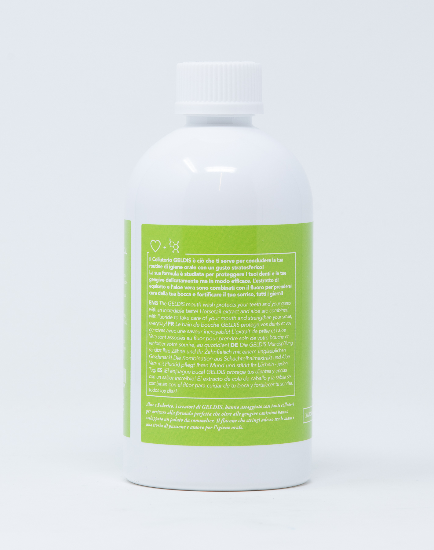 Geldis Collutorio BUONISSIMO alla Mela Verde con Fluoro - 500ml
