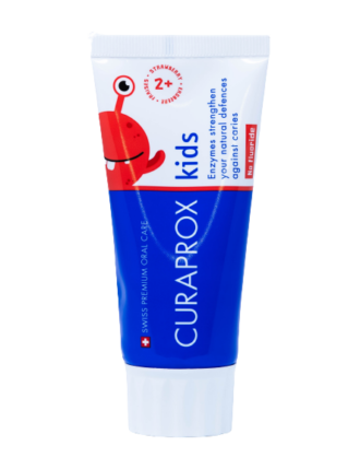 Curaprox Dentifricio Kids Fragola 2+ Senza Fluoro – 60 ml
