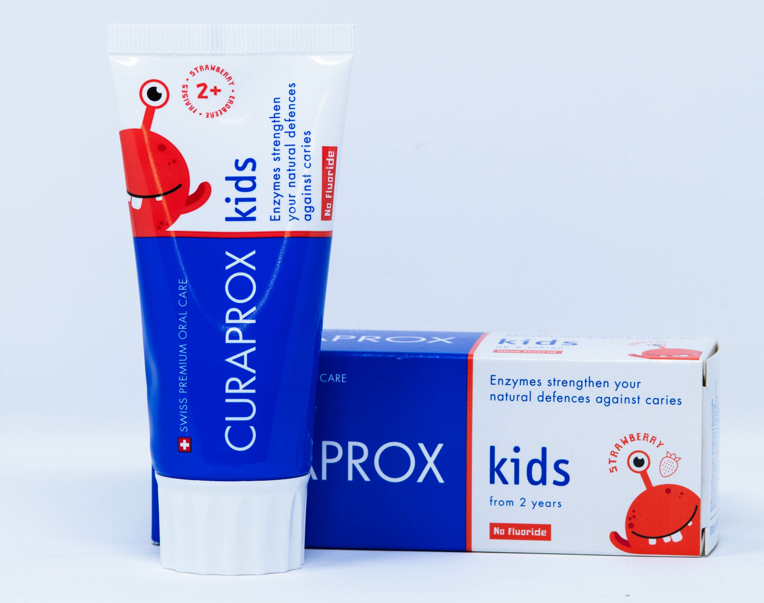 [BD] Curaprox Dentifricio Kids Fragola 2+ Senza Fluoro – 60 ml