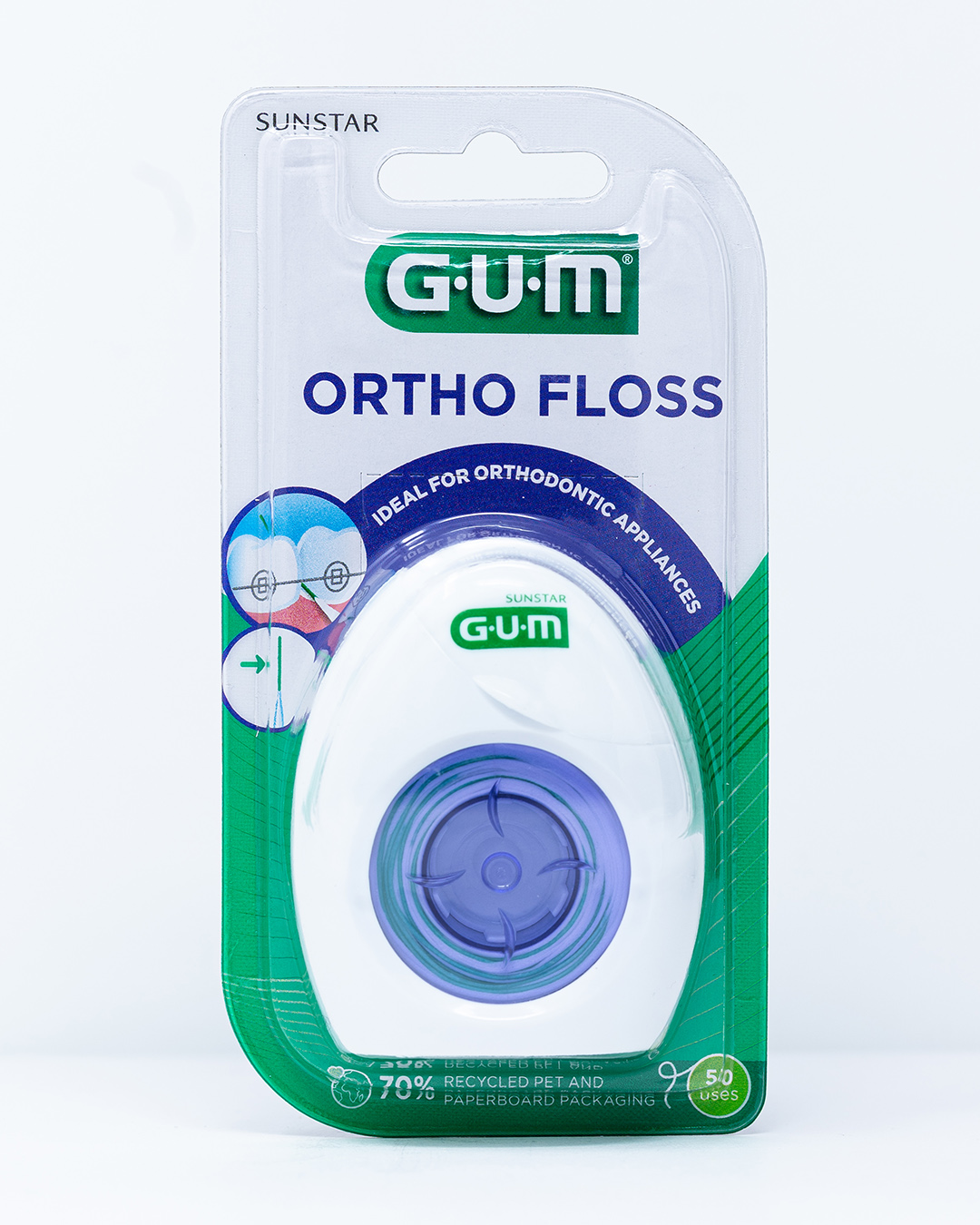 Gum Filo Interdentale Ortho – 50 fili