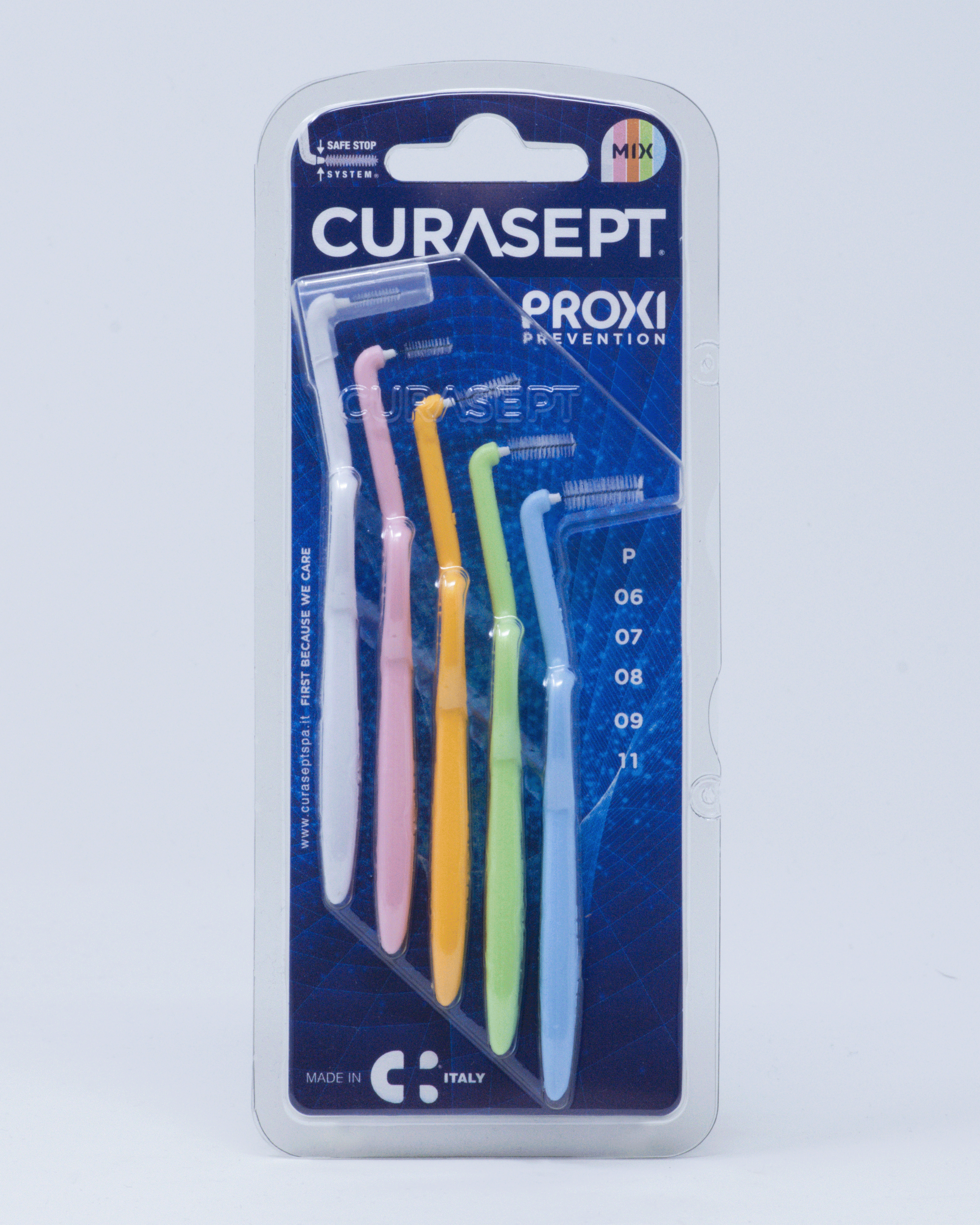 Curasept Scovolino Proxi Angle Prevention Mix - da 0,6 mm a 1,1 mm ISO 0 - 3