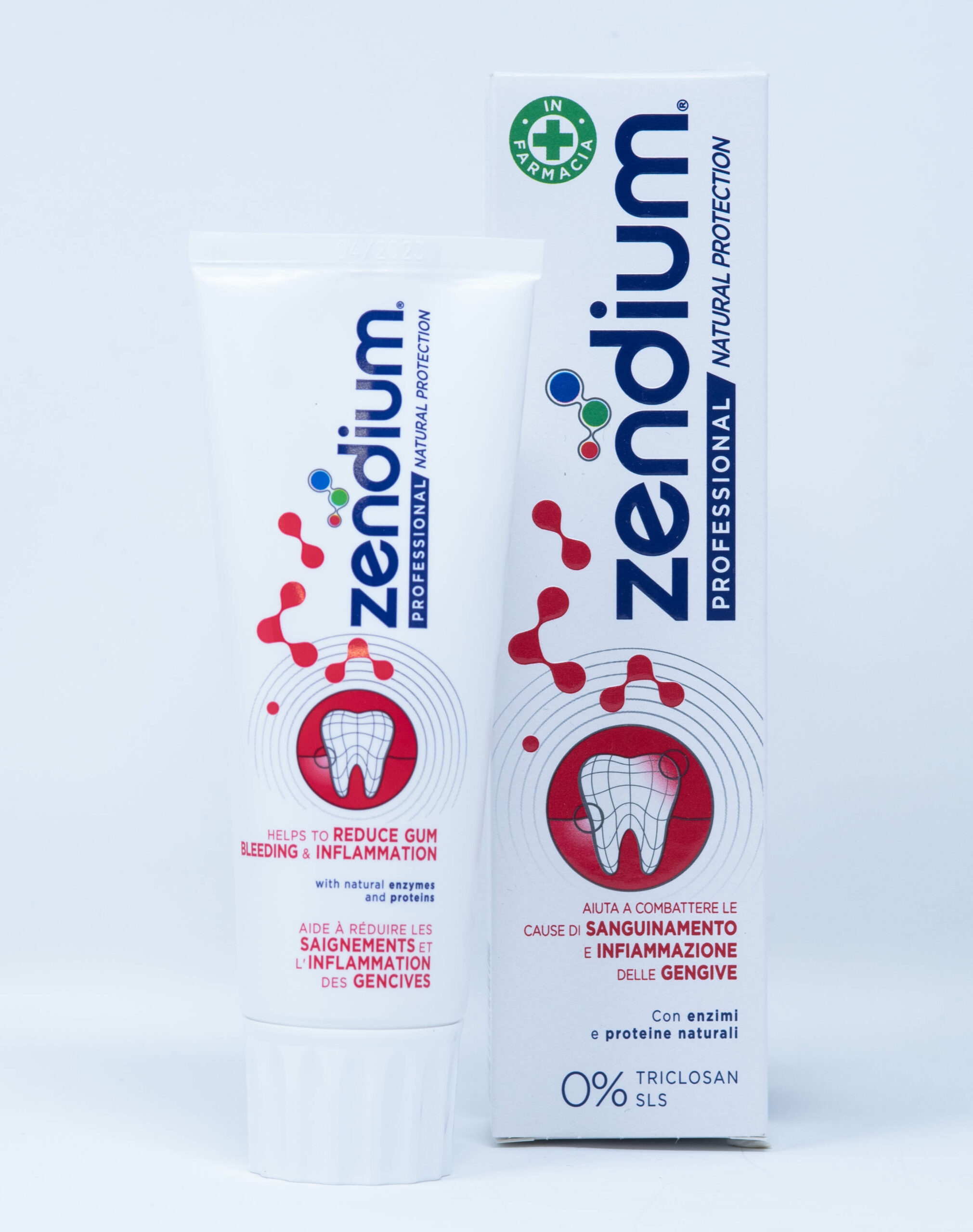 Zendium Dentifricio Professional Sanguinamento e Infiammazione Gengive - 75 ml