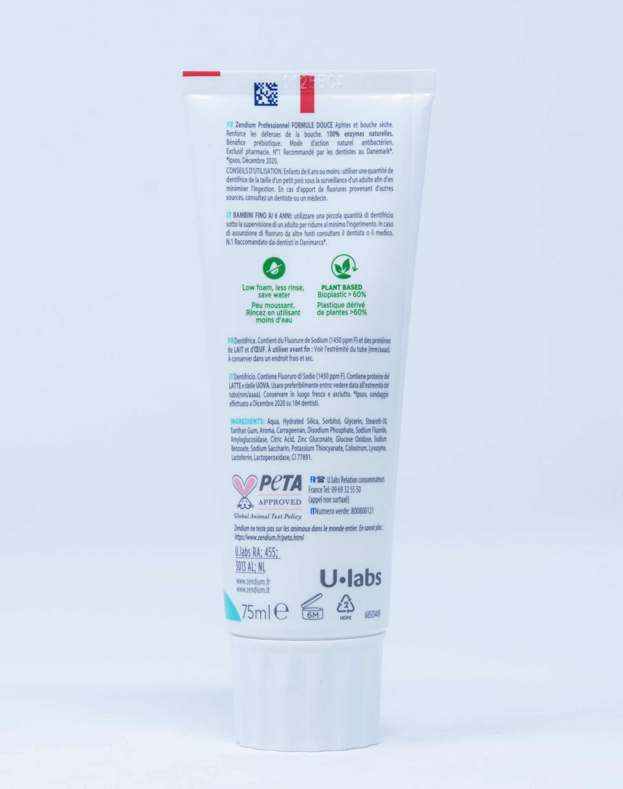 Zendium Dentifricio Professional Afte e Bocca Secca - 75 ml