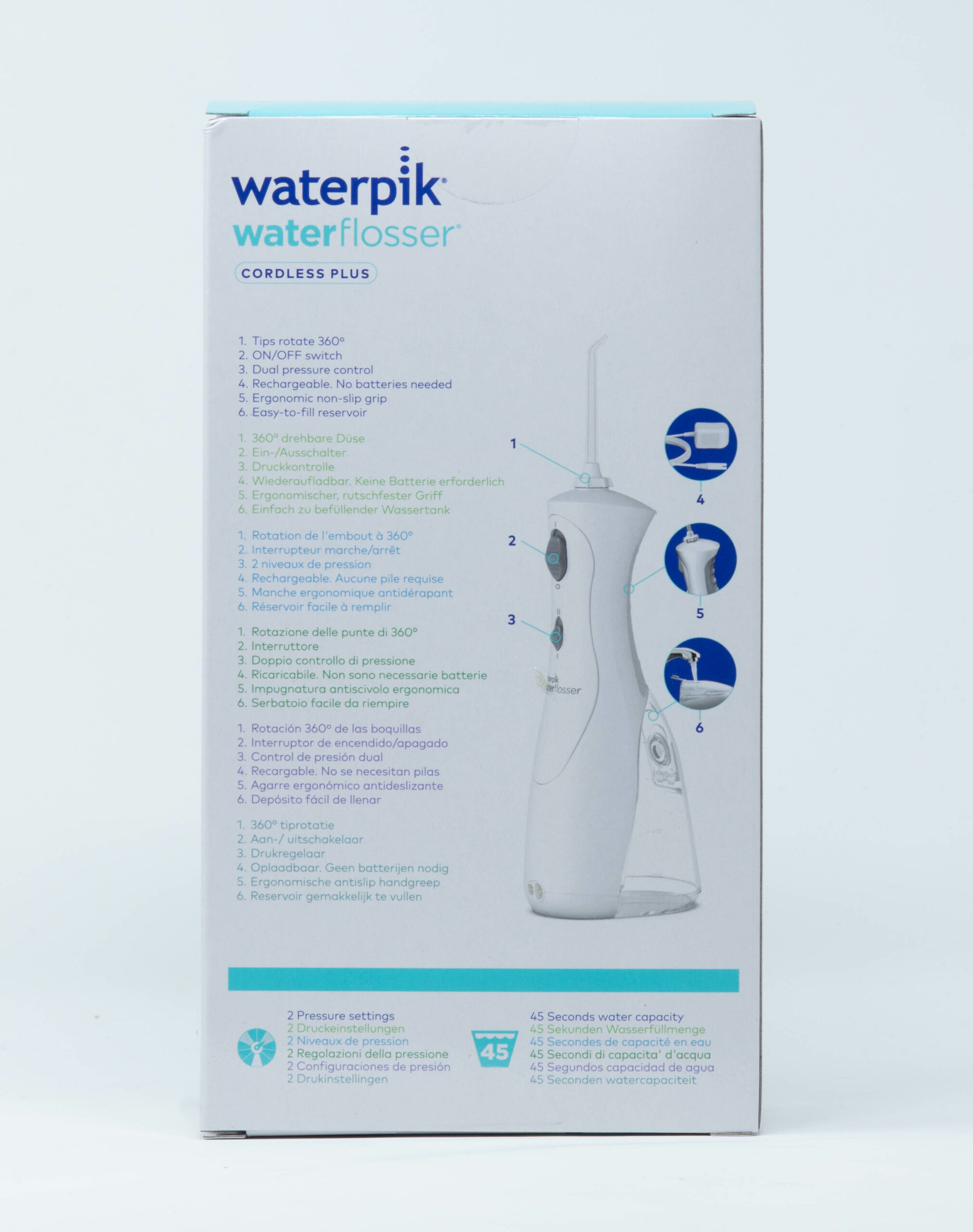 Dentaid Idropulsore Waterpik® Cordless Plus WP-450 - Vari Colori