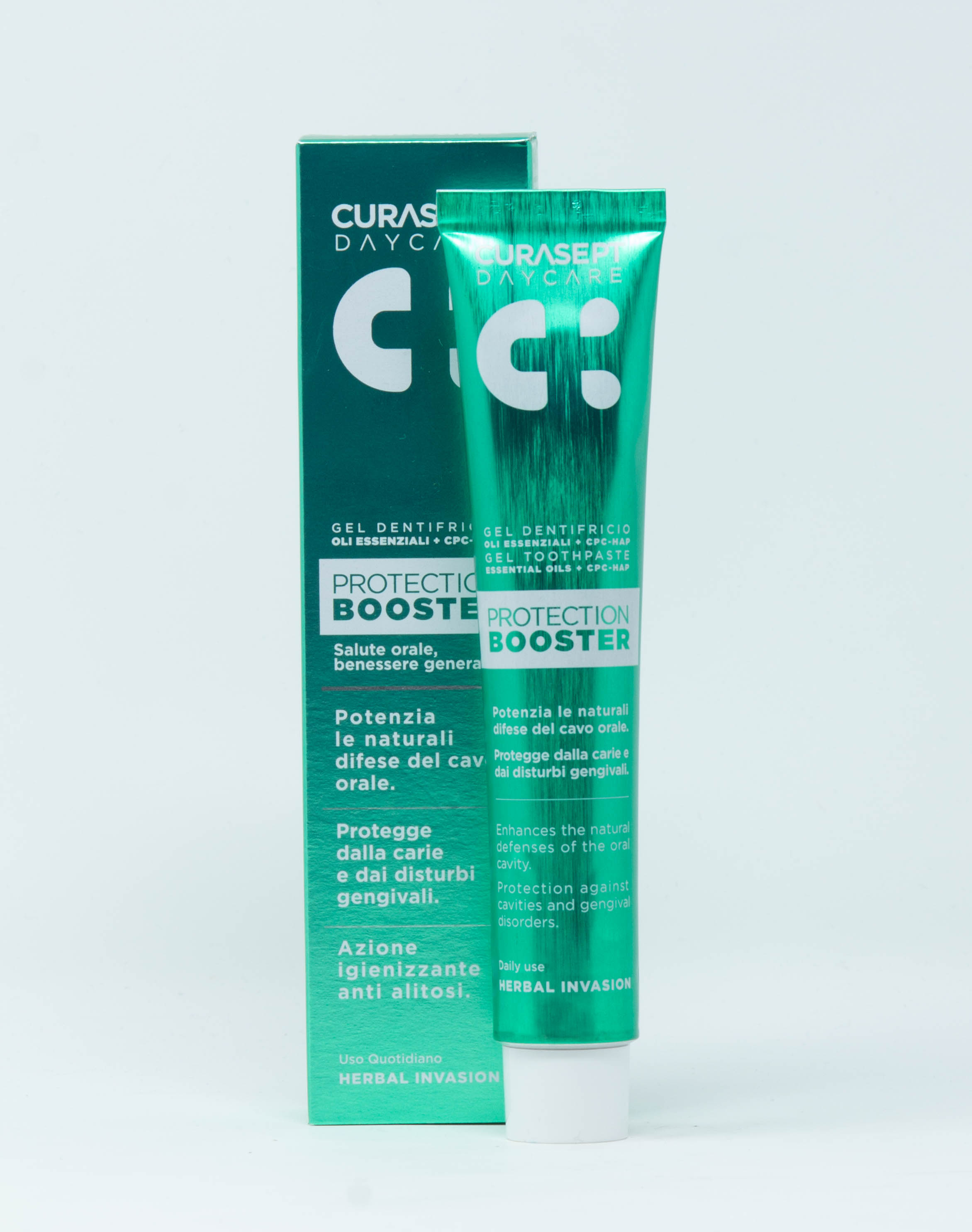 Curasept Dentifricio Daycare Protection Booster Herbal Invasion - 75 ml