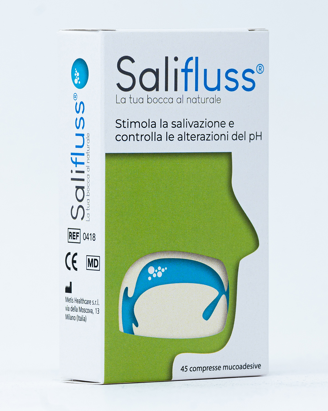 Salifluss Compresse Mucoadesive - 45 cpr