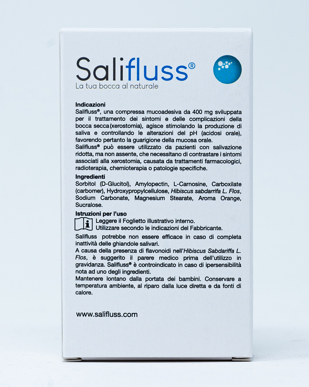 Salifluss Compresse Mucoadesive - 45 cpr
