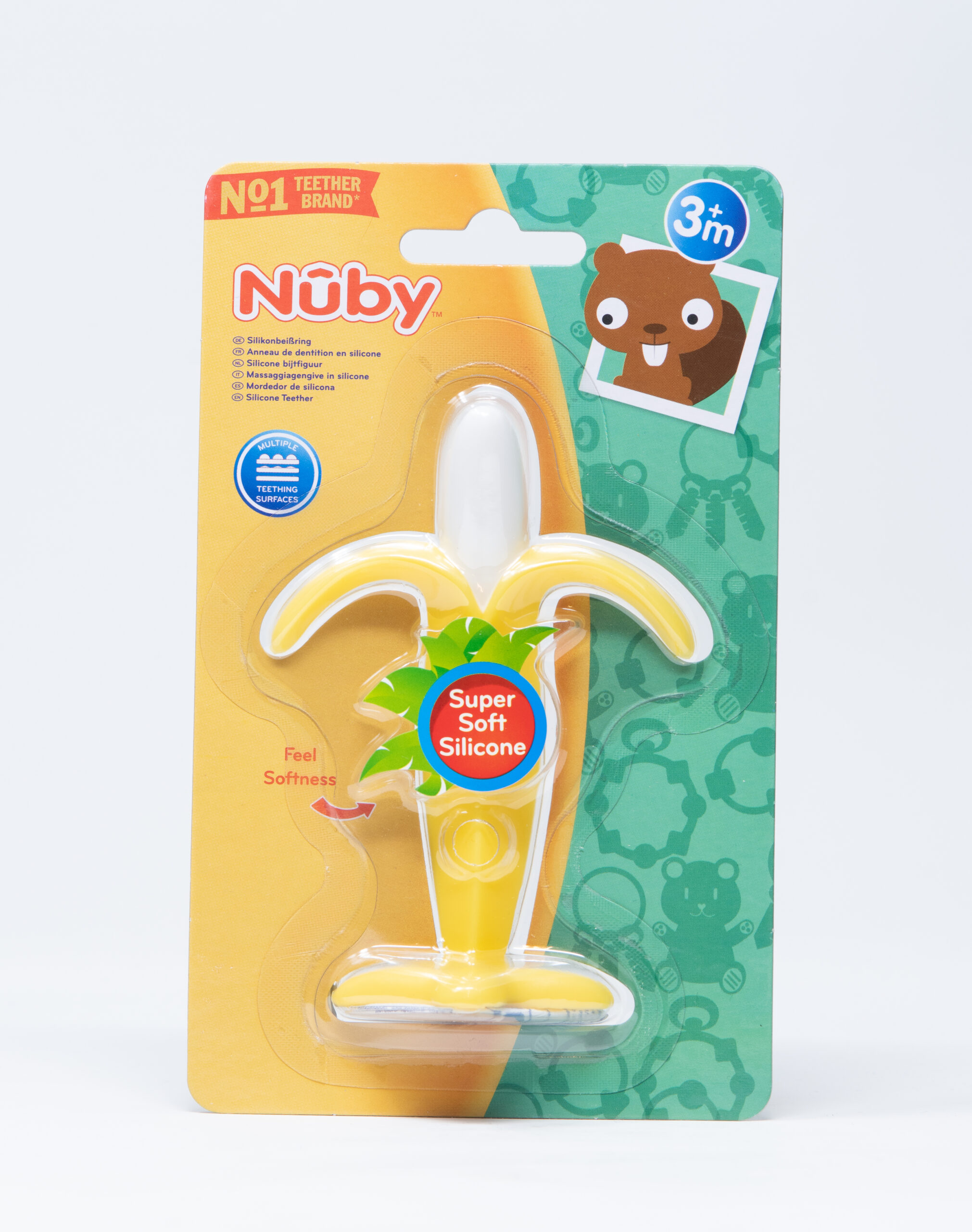 Nuby Massaggiagengive in Silicone - Banana