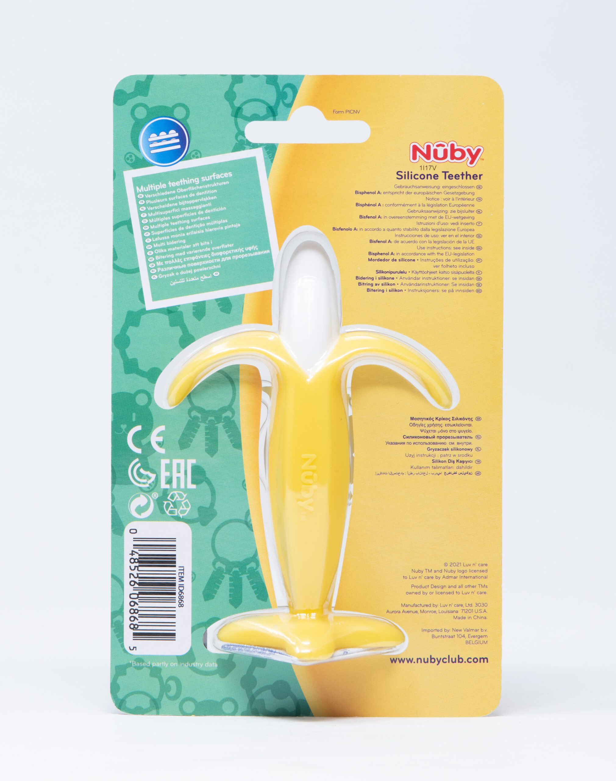 Nuby Massaggiagengive in Silicone - Banana