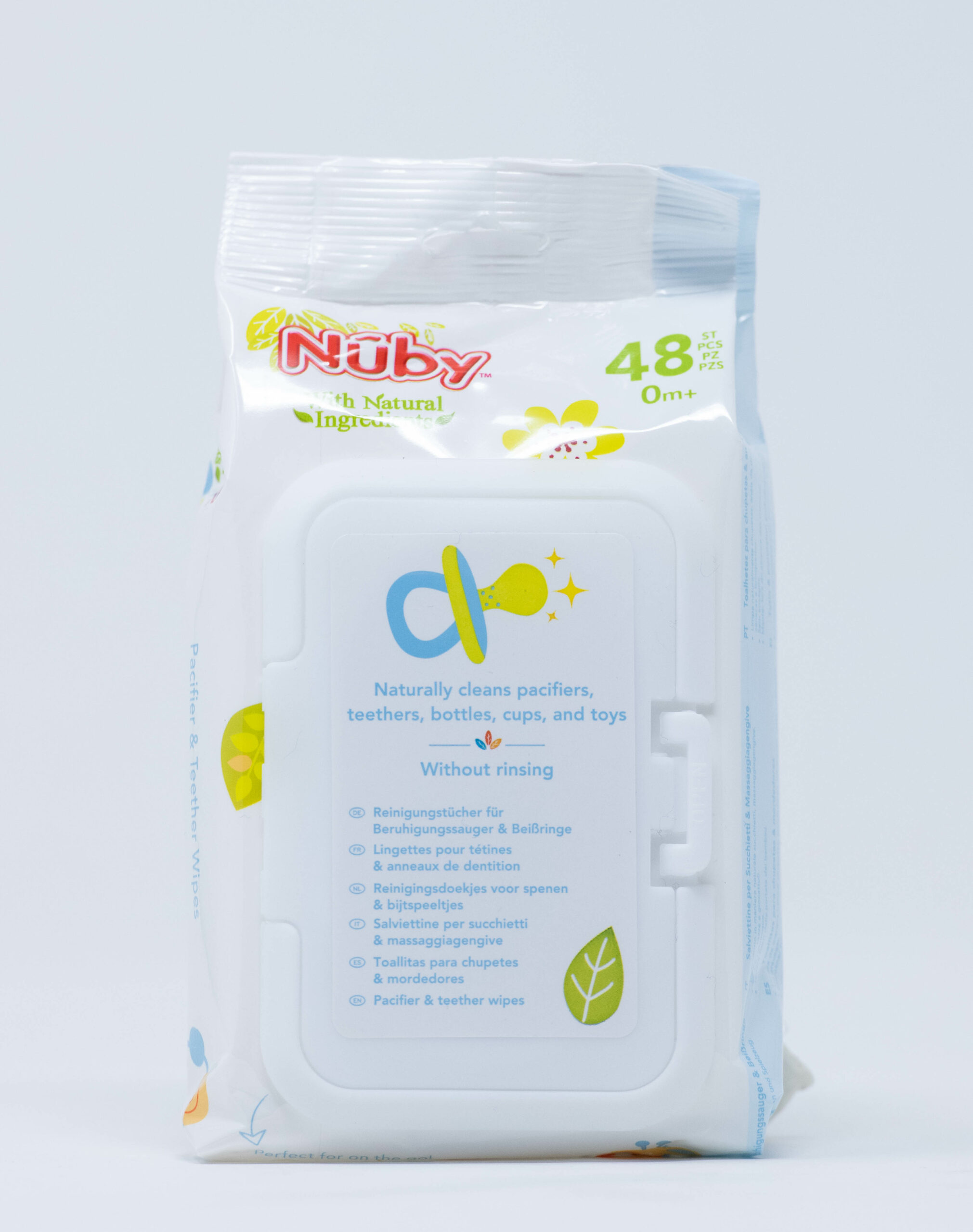 Nuby Salviette Detergenti per Ciucci e Giocattoli - 48 pz