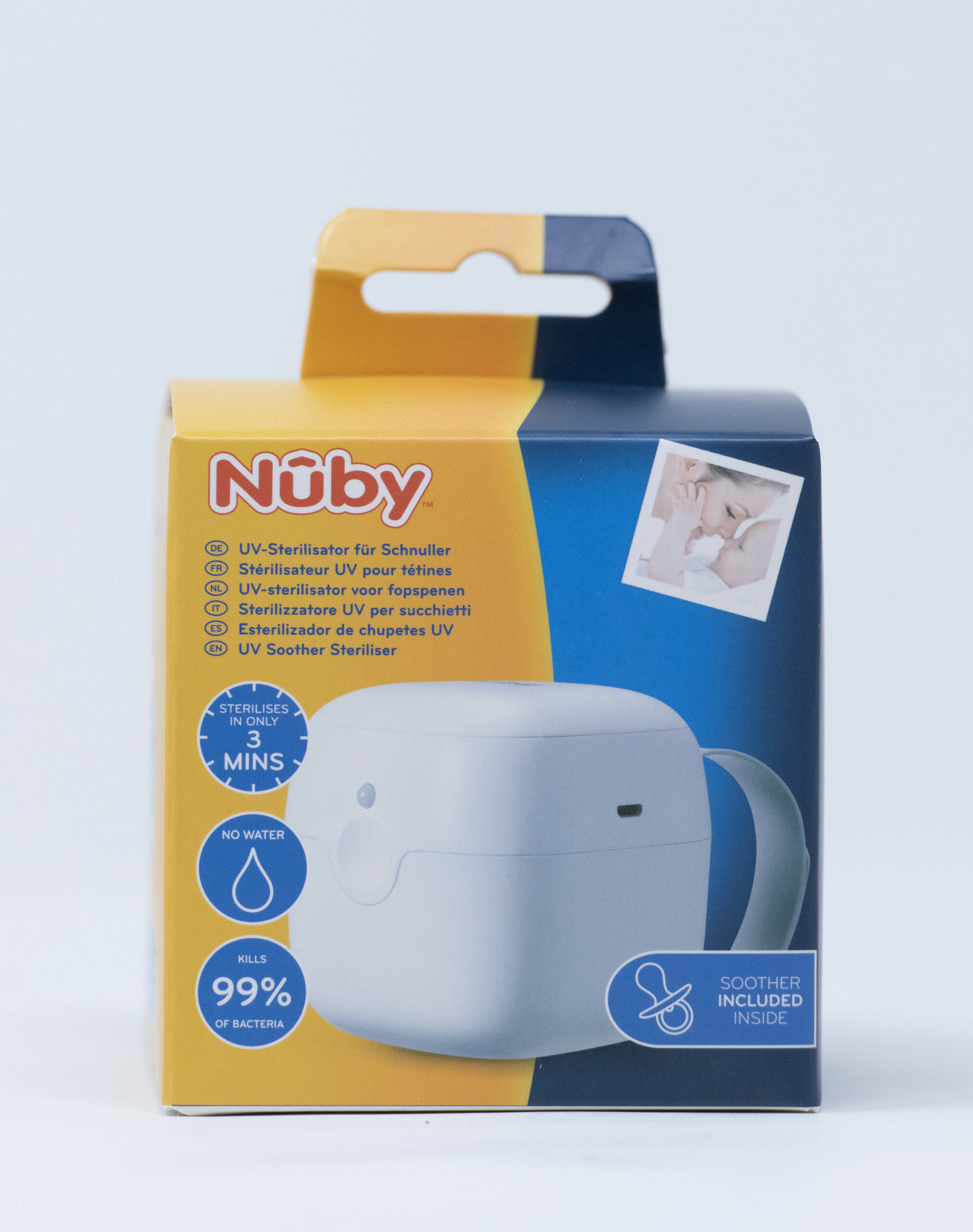 Nuby Sterilizzatore UV per Succhietti - con Succhietto Incluso -  Sorrisodeciso: il filo diretto col tuo dentista