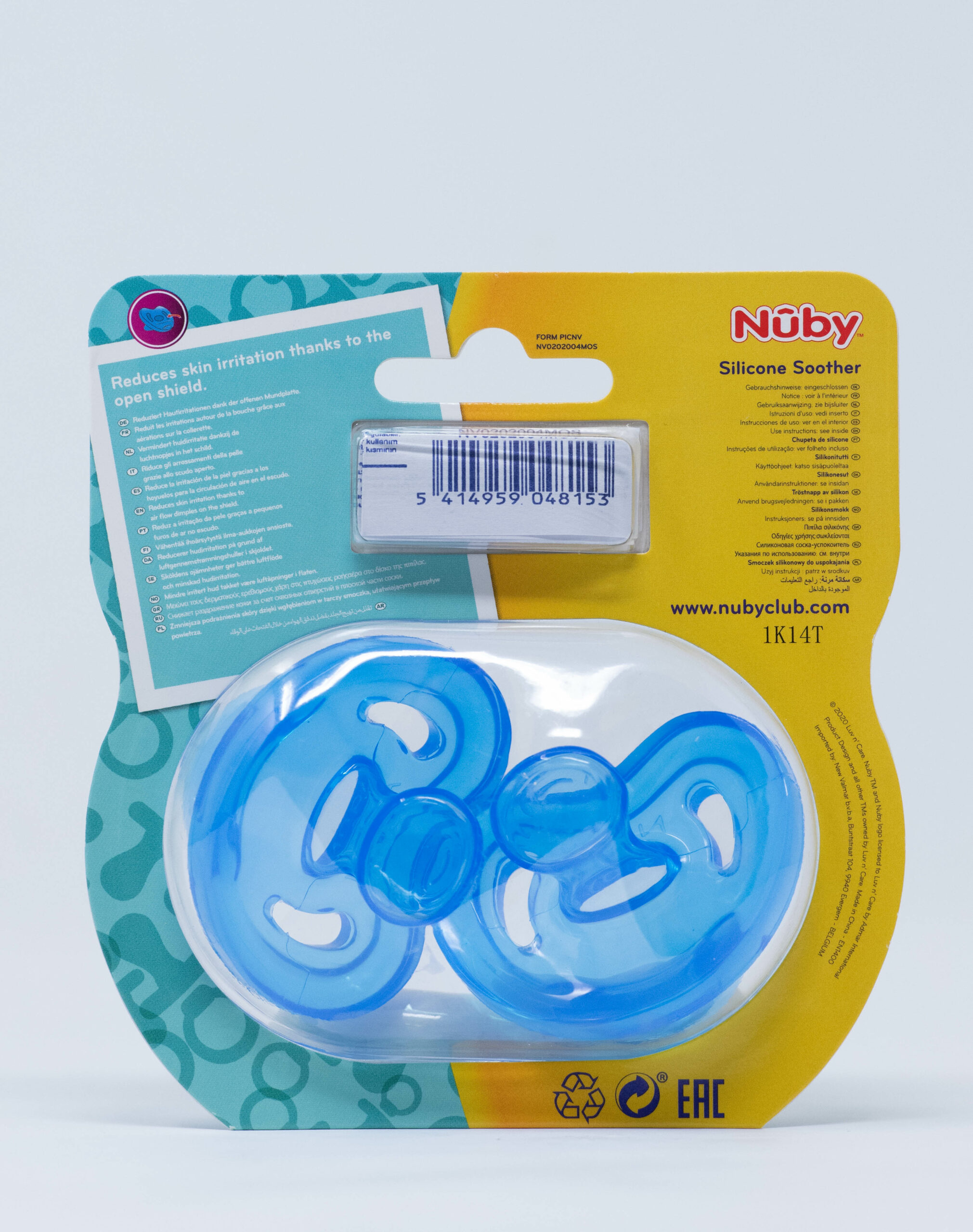 Nuby Succhietto Orthodontic 6-36 mesi - 2 pz