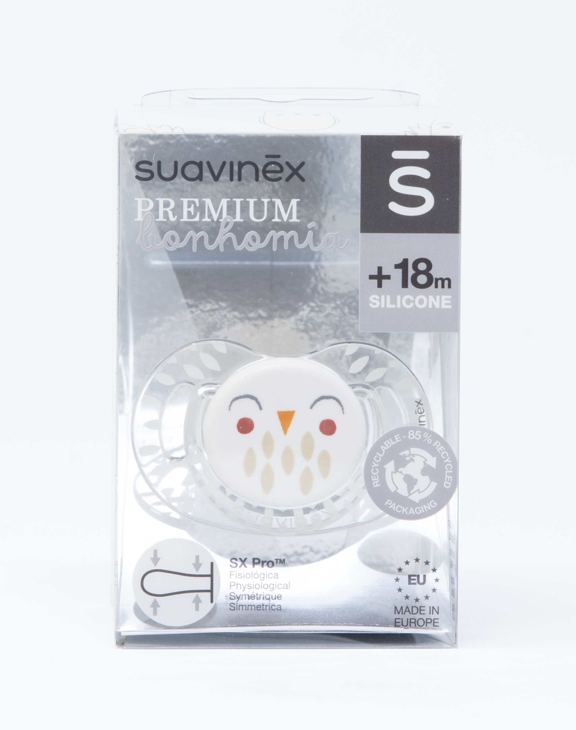 Suavinex Succhietto Premium in Silicone Bonhomia 18 + mesi - 1 pz