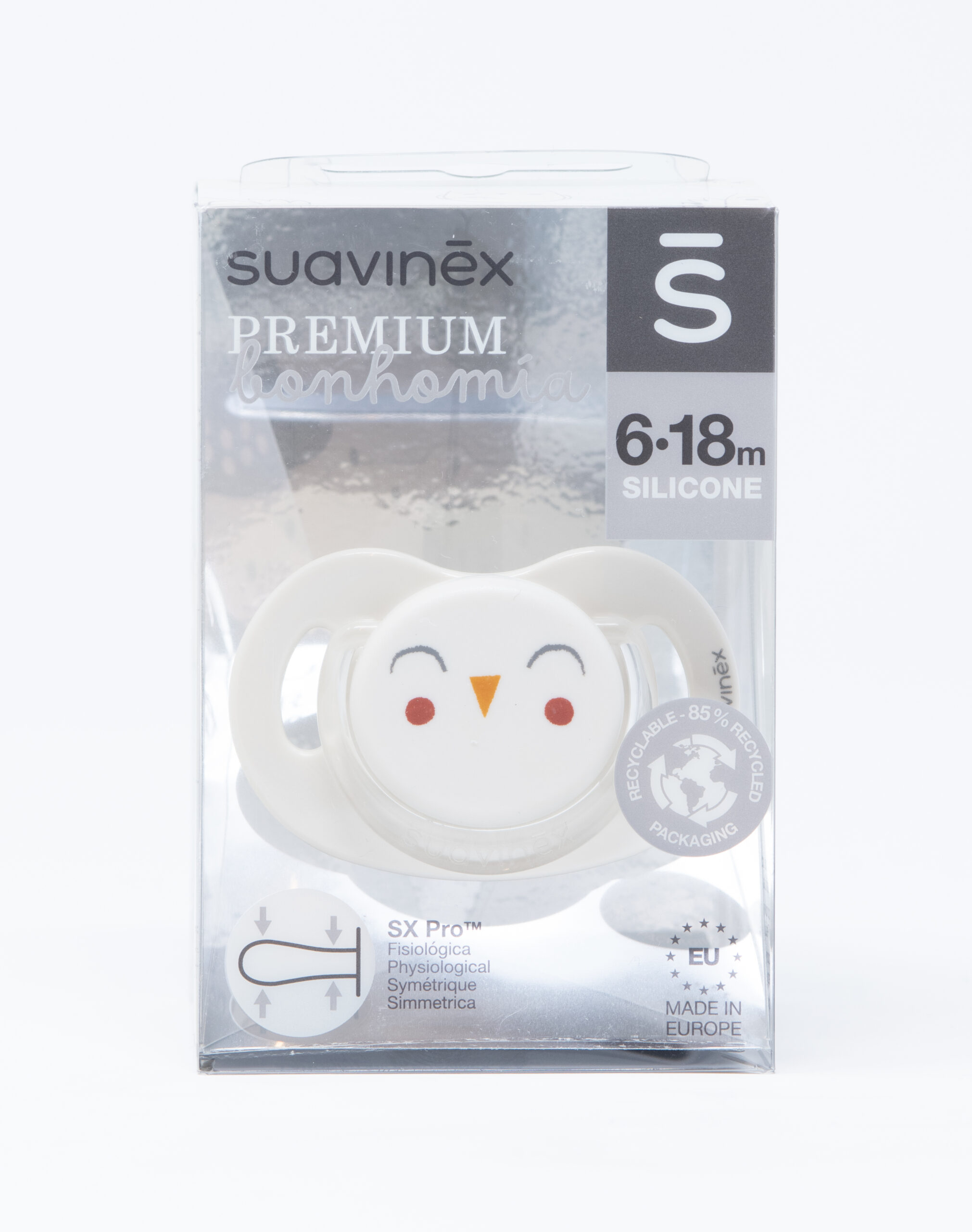 Suavinex Succhietto Premium in Silicone Bonhomia 6 - 18 mesi - 1 pz