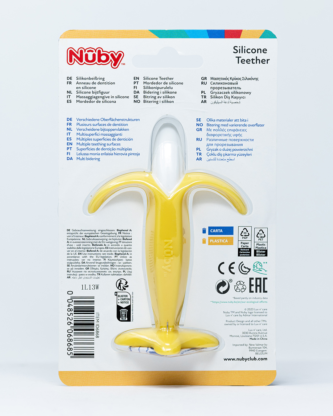 Nuby Massaggiagengive in Silicone - Banana