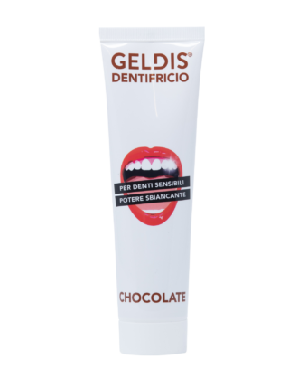 Geldis Dentifricio Sbiancante per Denti Sensibili al Cioccolato - 100 ml