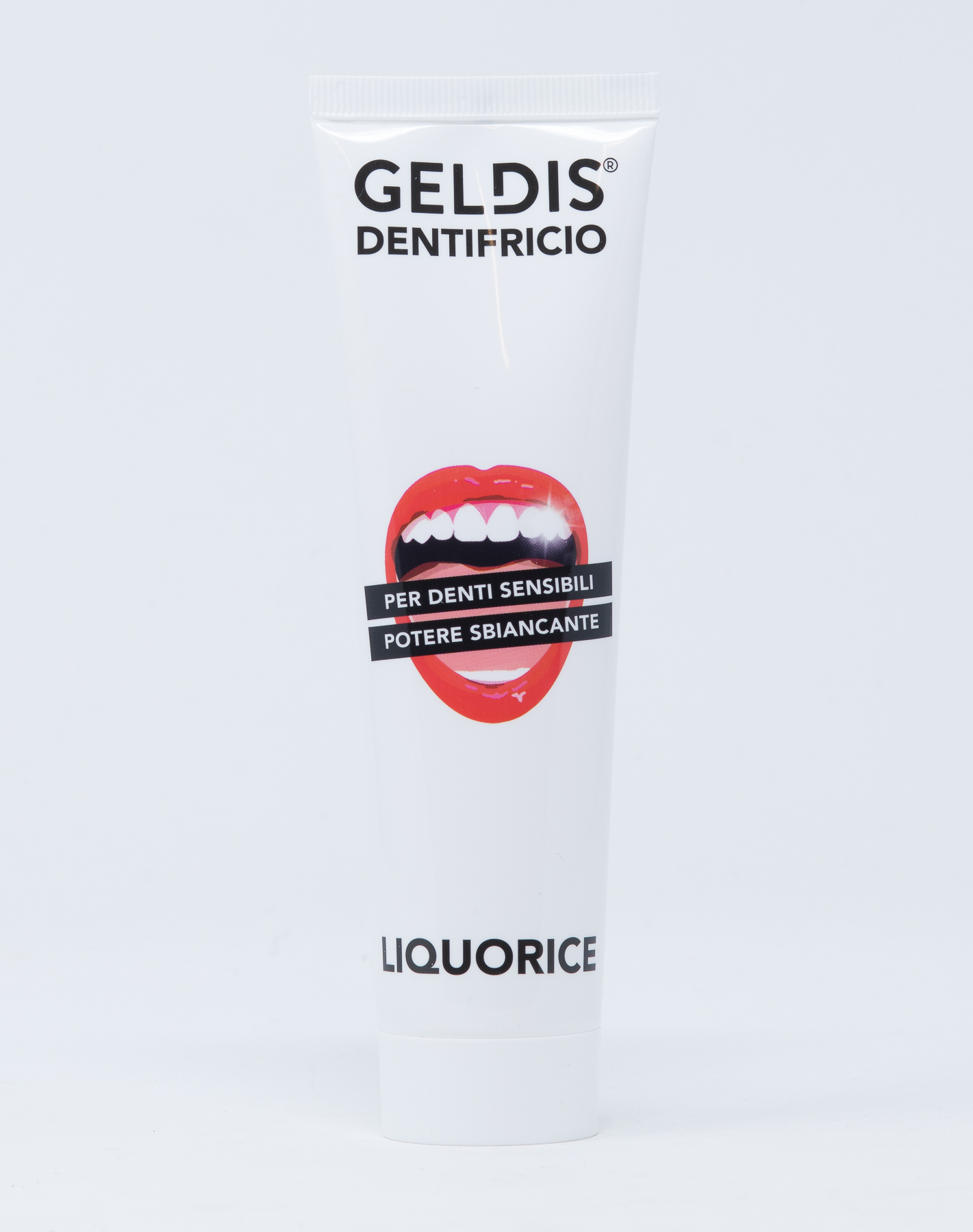 Geldis Dentifricio Sbiancante per Denti Sensibili alla Liquirizia - 100 ml