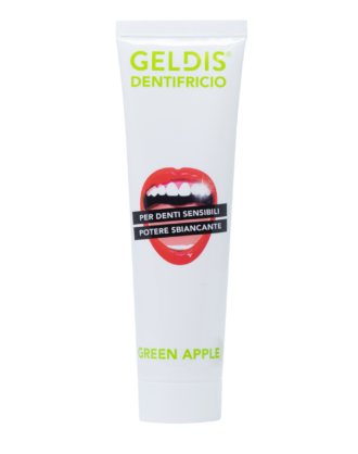 Geldis Dentifricio Sbiancante per Denti Sensibili alla Mela Verde - 100 ml