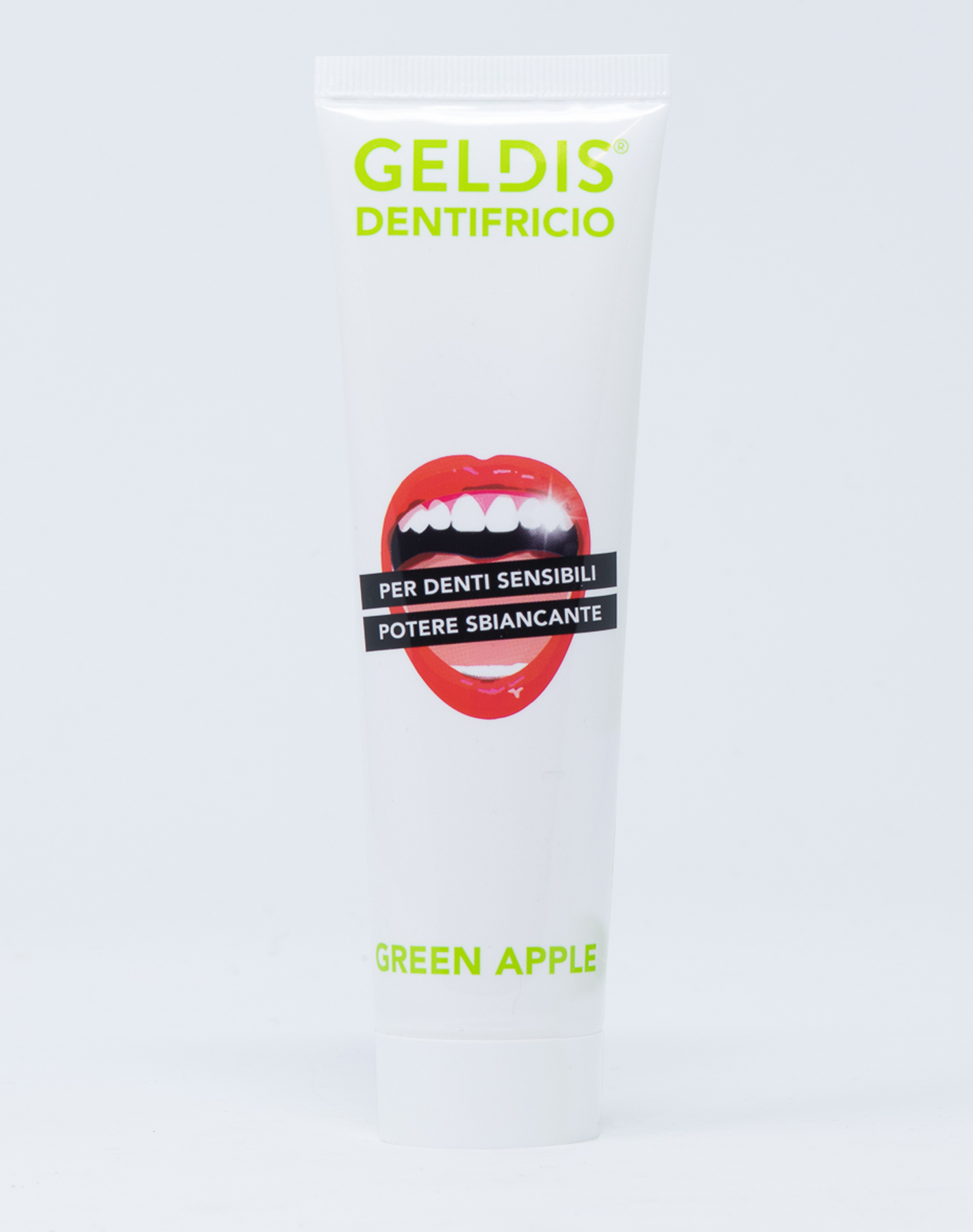 Geldis Dentifricio Sbiancante per Denti Sensibili alla Mela Verde - 100 ml